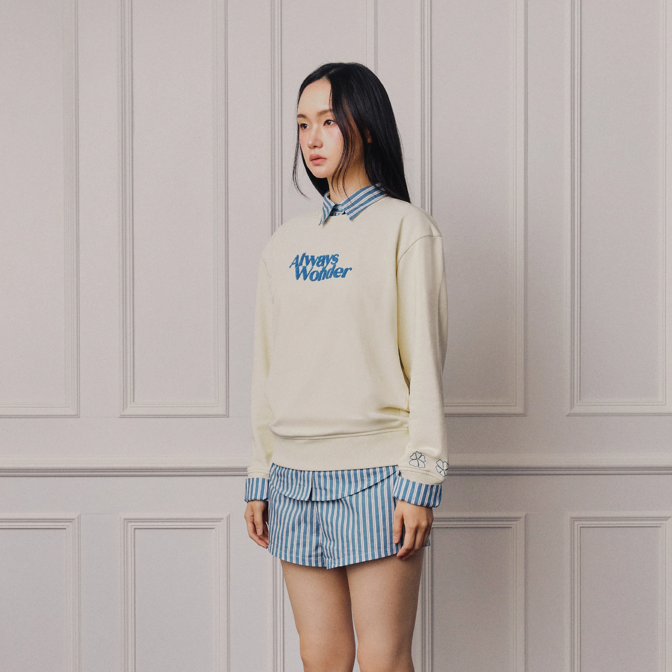 Light Layer Sweater | Ivory Sky - Image 3